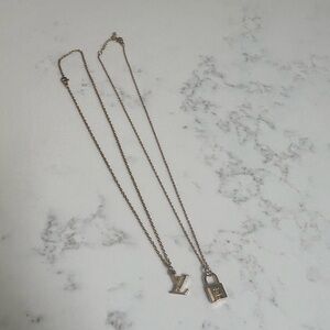 Reworked LV necklace set